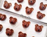 Foto langkah ke 1 dari resep Kawaii Choco Cookies Bear Character 🐻.