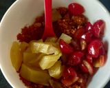 A picture of step 2 of SWEET PICKLE of CHERRY 🍒 & PINEAPPLE 🍍.