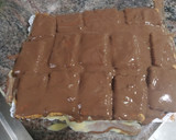 Foto del paso 6 de la receta: Tarta de galletas, chocolate y natillas