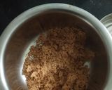 A picture of step 1 of Chocolate Biscuit cake.