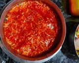 A picture of step 4 of Rice Lasagna.