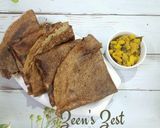 A picture of step 5 of Buckwheat Flour and Moong Daal Dosas.
