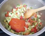 Foto del paso 3 de la receta: Garbanzos verduras y langostinos