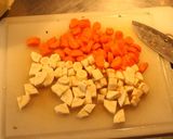 Foto del paso 5 de la receta: Caterba de vegetales, salchicheada y lacteada