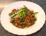 A picture of step 5 of 🥘Bhindi Keema🥘 (Okra mince).