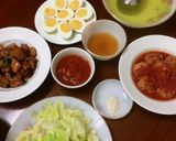 Hình bước làm 5 của món Thịt viên sốt cà chua