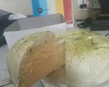 Foto langkah ke 15 dari resep Greentea Hokkaido Cheese cake.