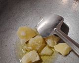 A picture of step 2 of Quinoa Til Chikki.