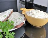 Фото кроку 1 до Закуска- сало с чесноком и зеленью.