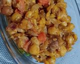 A picture of step 5 of Fry chatpati chaat.