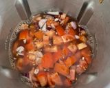 A picture of step 2 of Soupmaker Tomato & Red Lentil Soup.