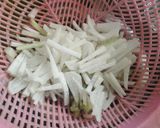 A picture of step 2 of Mula Tangra (raddish with tangra fish) #win #Week 2.