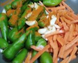 A picture of step 4 of Mango mix achar.