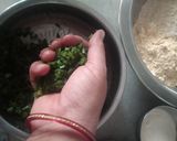 A picture of step 2 of Karela ni Chhal na Muthiya.