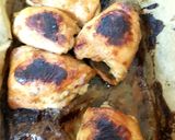 A picture of step 5 of My 3 different marinated chicken thighs. 👩‍🍳.