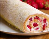 A picture of step 17 of Strawberry Cheese Cake Roll.