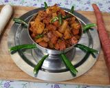 A picture of step 5 of Carrot and radish green chilli pickle.