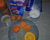 Foto del paso 1 de la receta: Budín marmolado de mandarina y chocolate