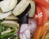 Grilled Veg Hummus Rolls recipe step 1 photo
