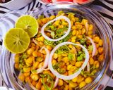 A picture of step 3 of Chana Daal Chat.