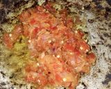 A picture of step 1 of Indomie with potato and dried fish.
