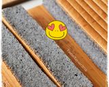 Foto langkah ke 6 dari resep Ogura Cake Ketan Hitam Malaysian Cottoncake.