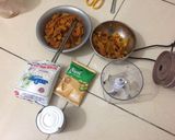 Hình bước làm 1 của món Sữa bí ngô