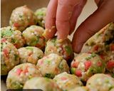 A picture of step 4 of Sago Potato Energy balls.