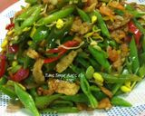 Foto langkah ke 3 dari resep Tumis Tempe Buncis Ebi.