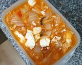 Hình bước làm 4 của món Canh kim chi