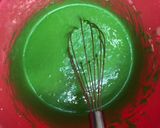 Foto langkah ke 2 dari resep Ogura Pandan Lembut Moist Cake Anti Gagal.