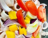 Hình bước làm 1 của món Mực Xào Thập Cẩm