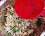 A picture of step 2 of Poha Muffins.