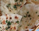 A picture of step 17 of Garlic naan on tawa.