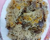A picture of step 4 of Mutton yakhni pulao.