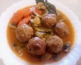 Foto del paso 6 de la receta Albóndigas con champiñones y zanahorias en Monsieur Cuisine
