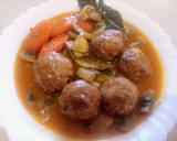 Foto del paso 6 de la receta: Albóndigas con champiñones y zanahorias en Monsieur Cuisine