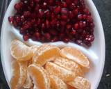 Orange pomegranate juice recipe step 1 photo