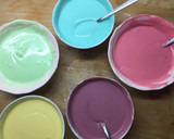 Foto del paso 10 de la receta: Tarta de queso 'Arcoiris' muy fácil y rápida