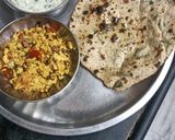 A picture of step 4 of Paneer Bhurji.