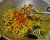 A picture of step 5 of French beans curry.