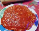 Foto del paso 3 de la receta Fideuá con chorizo dulce, picante y tomate frito 😋❤️🌹