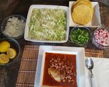A picture of step 11 of Easy Chicken Pozole.