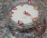 A picture of step 6 of Rose phirni.