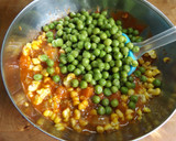Foto del paso 1 de la receta: Lasaña vegetariana de espinacas, maíz, guisantes y quesos
