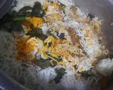 A picture of step 4 of Kofta biryani.
