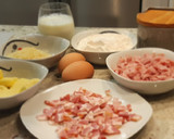 Foto del paso 1 de la receta: Muffins salados de jamón, queso y bacon