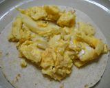 Foto del paso 2 de la receta: Tacos de huevo, queso azul y mozzarella