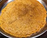 A picture of step 3 of Adai dosa.