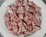 Foto del paso 1 de la receta: Carne en salsa de curry con timbal de arroz